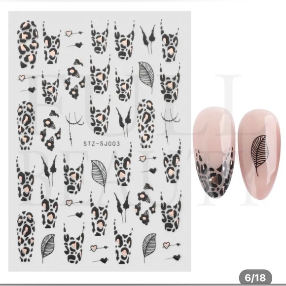 Nails Decals - NEW - Pk of 9 - Picture 9 of 11